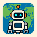 icon_geography_robot_iconic icon preview