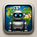 icon_geography_robot_metallic icon preview
