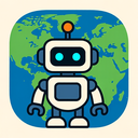 icon_geography_robot_rounded icon preview