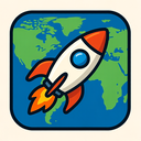 icon_geography_rocket_bold icon preview