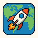icon_geography_rocket_filled icon preview