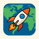 icon_geography_rocket_geometric icon preview