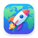 icon_geography_rocket_gradient icon preview