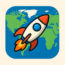 icon_geography_rocket_iconic icon preview