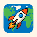 icon_geography_rocket_modern icon preview