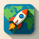 icon_geography_rocket_shadow_effect icon preview