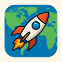 icon_geography_rocket_sharp_edges icon preview