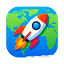 icon_geography_rocket_vibrant_colors icon preview