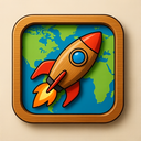 icon_geography_rocket_wooden icon preview
