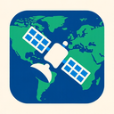 icon_geography_satellite_abstract icon preview