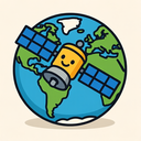 icon_geography_satellite_cartoon icon preview