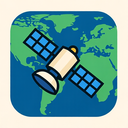 icon_geography_satellite_geometric icon preview