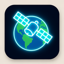 icon_geography_satellite_glow_effect icon preview