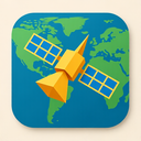 icon_geography_satellite_origami icon preview