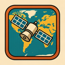 icon_geography_satellite_retro icon preview