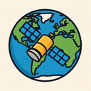 icon_geography_satellite_vector icon preview