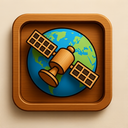 icon_geography_satellite_wooden icon preview