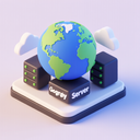 icon_geography_server_3d_isometric icon preview