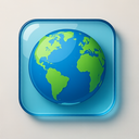 icon_geography_server_glassy icon preview