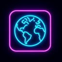 icon_geography_server_neon icon preview