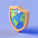 icon_geography_shield_3d_isometric icon preview