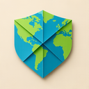 icon_geography_shield_origami icon preview