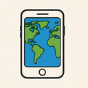 icon_geography_smartphone_minimalist icon preview