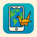 icon_geography_smartphone_origami icon preview