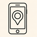 icon_geography_smartphone_outline icon preview