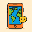 icon_geography_smartphone_playful icon preview
