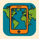 icon_geography_smartphone_tribal icon preview
