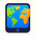 icon_geography_smartphone_vibrant_colors icon preview