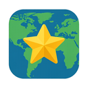 icon_geography_star_flat_design icon preview