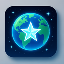 icon_geography_star_futuristic icon preview