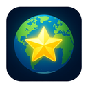 icon_geography_star_glow_effect icon preview