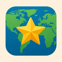 icon_geography_star_iconic icon preview