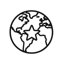 icon_geography_star_line_art icon preview