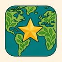 icon_geography_star_organic_pattern icon preview