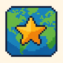icon_geography_star_pixel_art icon preview