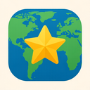 icon_geography_star_rounded icon preview