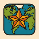 icon_geography_star_tribal icon preview