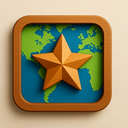 icon_geography_star_wooden icon preview