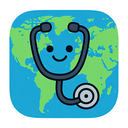 icon_geography_stethoscope_cartoon icon preview