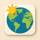 icon_geography_sun_elegant icon preview