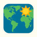 icon_geography_sun_flat_design icon preview