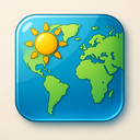 icon_geography_sun_glassy icon preview