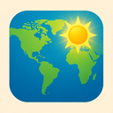 icon_geography_sun_glow_effect icon preview