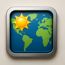 icon_geography_sun_metallic icon preview