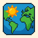 icon_geography_sun_pixel_art icon preview