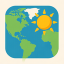 icon_geography_sun_thin icon preview